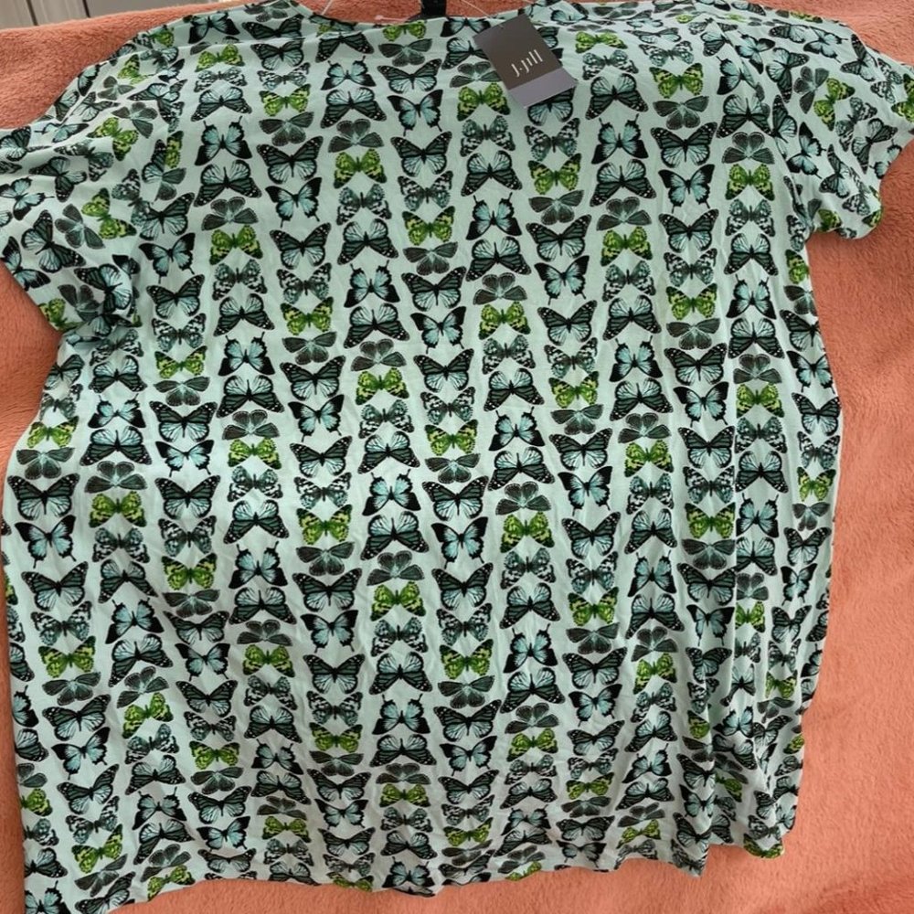 J. Jill butterfly medium top
